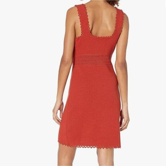 NWT Rebecca Taylor Square Neck Mini Dress Size M - Picture 2 of 11